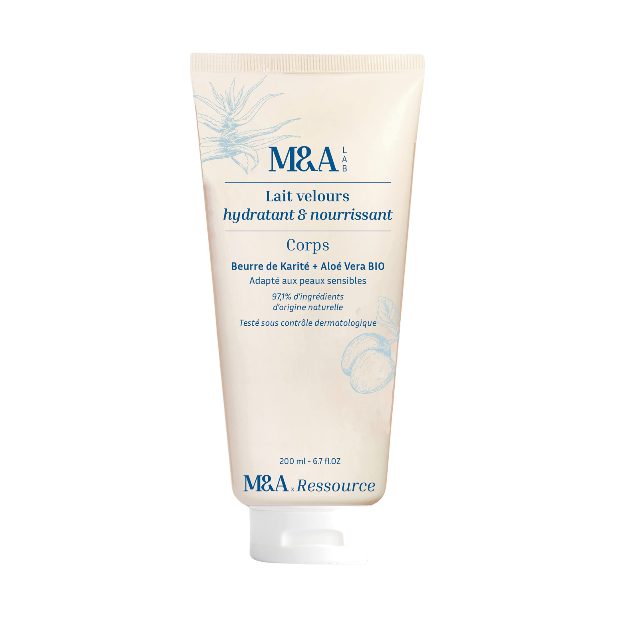 Lait hydratant et nourrissant de M&A Lab